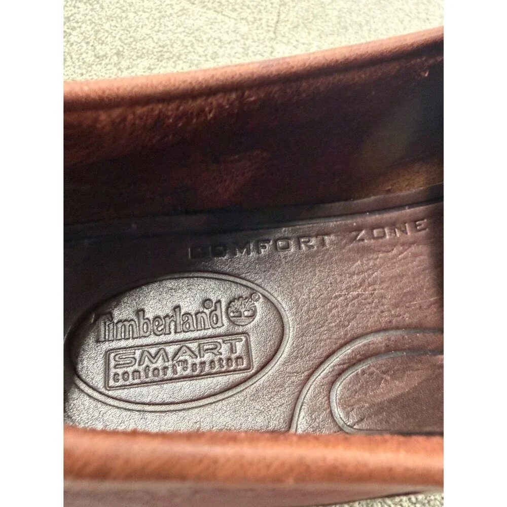Timberland Shoes Mens 8M Smart Comfort System Brown Leather Penny Loafer